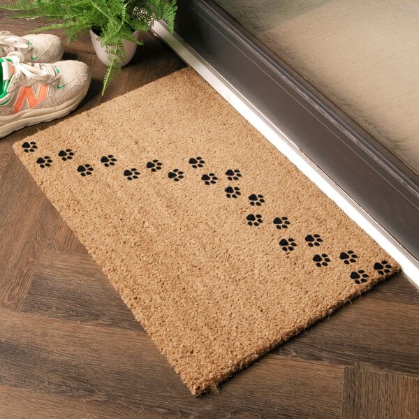 Zerbino in fibre di cocco 40x60 cm Paw Prints – Artsy Doormats