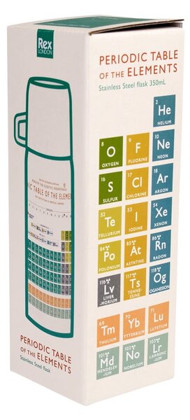 Borraccia termica color crema 350 ml Periodic Table – Rex London