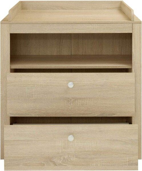 Rootz Mobili per la cameretta - Organizer versatile per la cameretta - Fasciatoio neutro con contenitore - Beige - 96x102x69 cm