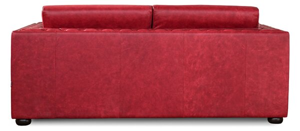 Divano Letto 2 Posti Dimora Chesterfield Pelle Primo Fiore Old Tocai