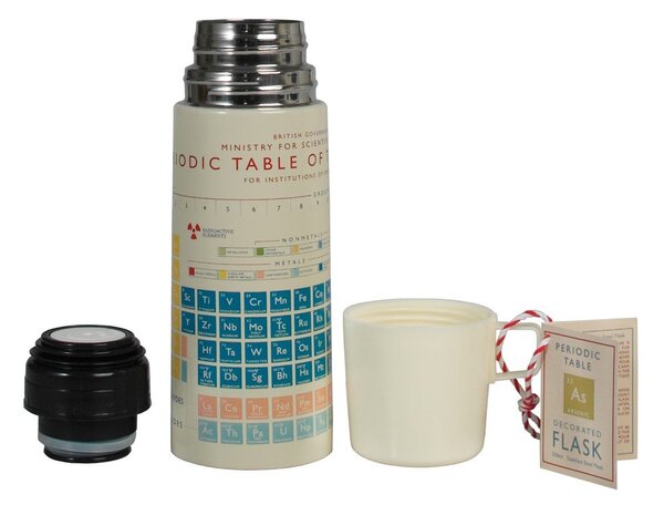Borraccia termica color crema 350 ml Periodic Table – Rex London