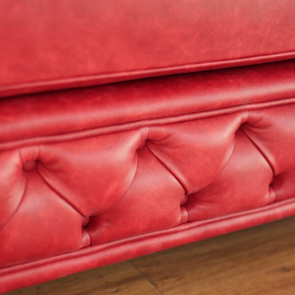Divano Letto 2 Posti Dimora Chesterfield Pelle Primo Fiore Old Tocai