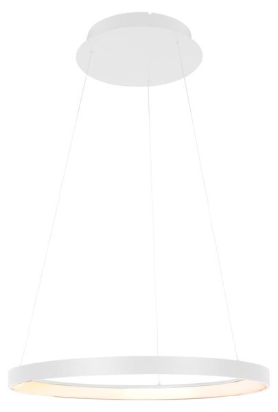 Steinhauer - lampada a sospensione - Ringlede - bianco - metallo - Ø 57cm - LED - 4612W