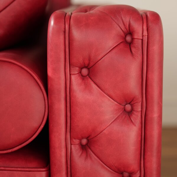 Divano Letto 2 Posti Dimora Chesterfield Pelle Primo Fiore Old Tocai