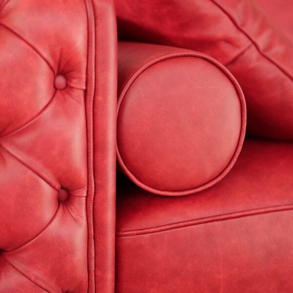 Divano Letto 2 Posti Dimora Chesterfield Pelle Primo Fiore Old Tocai
