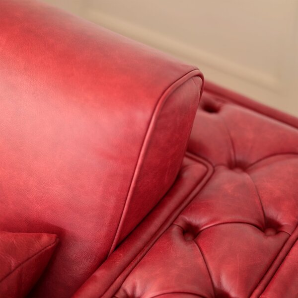 Divano Letto 2 Posti Dimora Chesterfield Pelle Primo Fiore Old Tocai