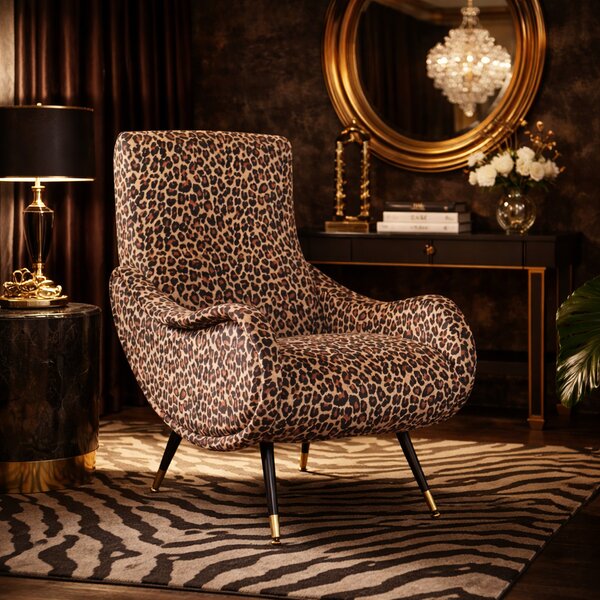 Poltrona Miss Tessuto e Velluto Premium - Design Iconico