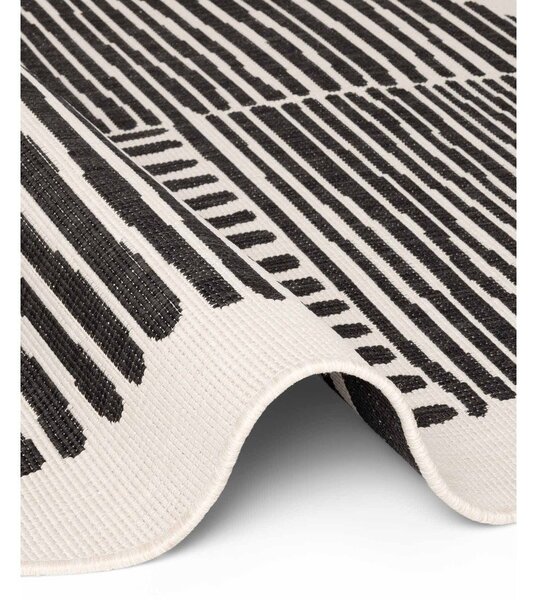 Tappeto da interno/esterno rotondo nero/color crema ø 160 cm Haringey Bounds – Ted Baker