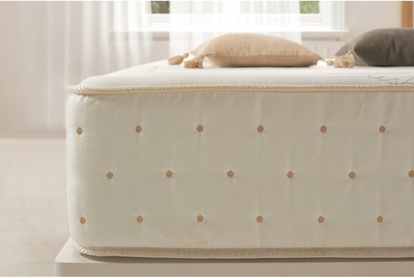 Materasso in schiuma bifacciale duro/medio duro 200x200 cm Premium Cashmere - Moonia