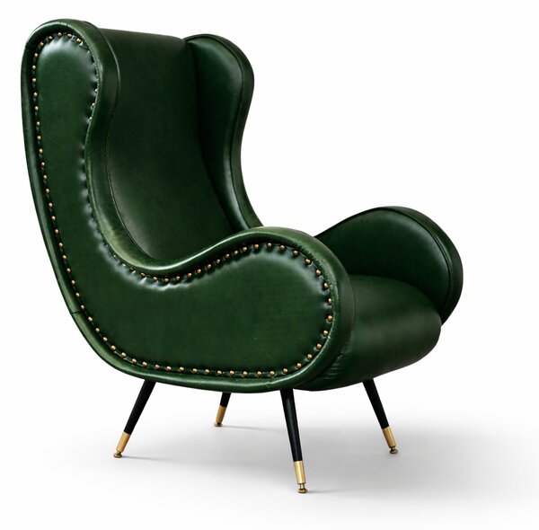 Poltrona Madame Pelle Primo Fiore Premium - Design Iconico