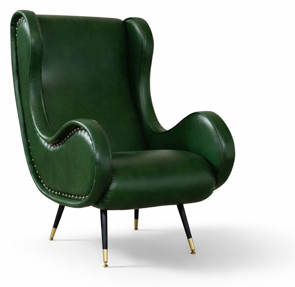 Poltrona Madame Pelle Primo Fiore Premium - Design Iconico