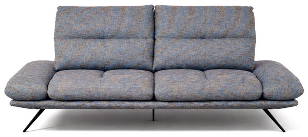 Divano Nexus Tessuto Bouclè Melange Multicolor - Schienali Mobili, Braccioli Ripiegabili