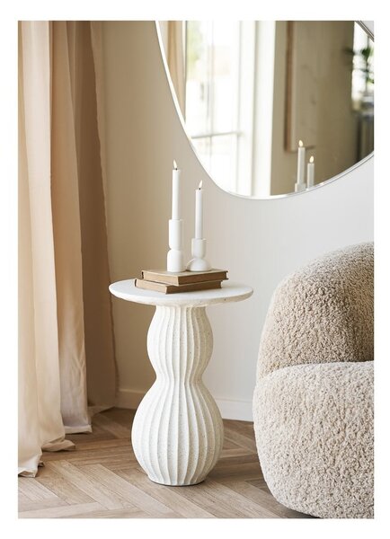Tavolino rotondo in pietra ø 40 cm Newtown – House Nordic