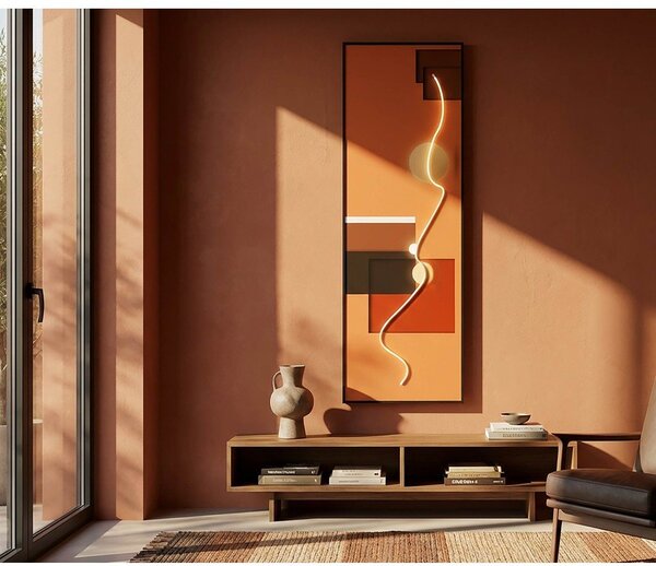 Dipinto stampato con cornice inclusa/dipinto su tela 50x150 cm LED – Mauro Ferretti