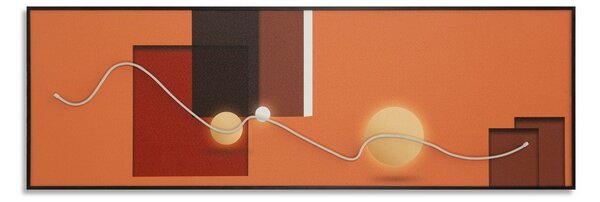 Dipinto stampato con cornice inclusa/dipinto su tela 50x150 cm LED – Mauro Ferretti