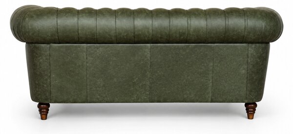 Divano Imperium Chesterfield in Pelle Primo Fiore Premium – Iconico, Finiture di Pregio