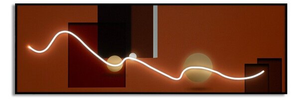 Dipinto stampato con cornice inclusa/dipinto su tela 50x150 cm LED – Mauro Ferretti