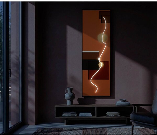 Dipinto stampato con cornice inclusa/dipinto su tela 50x150 cm LED – Mauro Ferretti