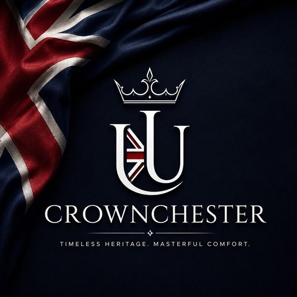 Sedia da ufficio Union Jack, in pelle, stile vintage britannico, girevole, con ruote, design