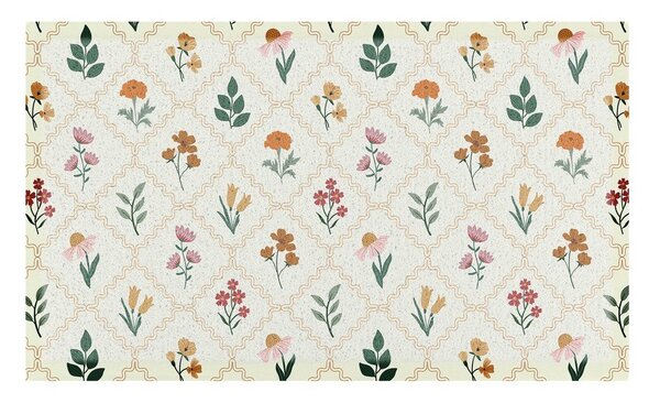 Zerbino in plastica riciclata 40x70 cm Vintage Floral Stamp – Artsy Doormats