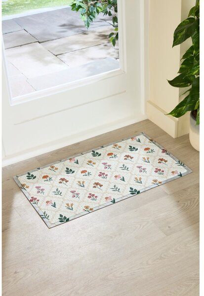 Zerbino in plastica riciclata 40x70 cm Vintage Floral Stamp – Artsy Doormats