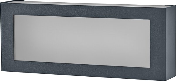 OSRAM Endura Style Applique LED Nova, 10W, 3000K bianco caldo, 700 lm, IP54, alluminio grigio scuro, 3 vie