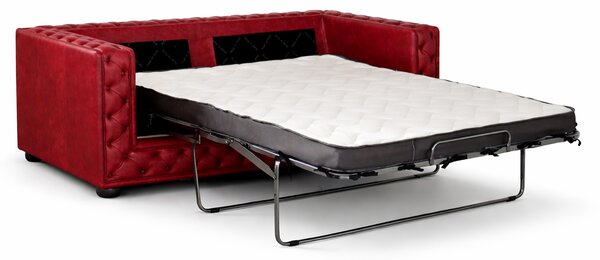 Divano Letto 2 Posti Dimora Chesterfield Pelle Primo Fiore Old Tocai