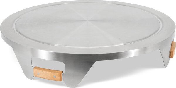 Coperchio Petromax per braciere Tyropit 3 in 1 Coperchio in acciaio inossidabile con manici in legno TYROPIT-LID