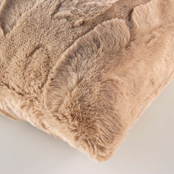 Cuscino decorativo in pelliccia finta 45x45 cm Foxy – douceur d'intérieur