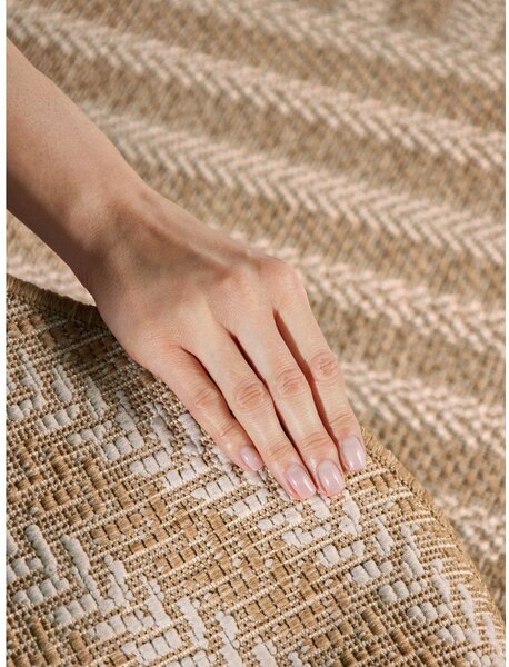 Tappeto da interno/esterno color crema/di colore naturale 160x230 cm Haringey Woodfield – Ted Baker