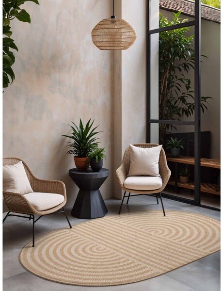Tappeto da interno/esterno color crema/di colore naturale 160x230 cm Haringey Woodfield – Ted Baker