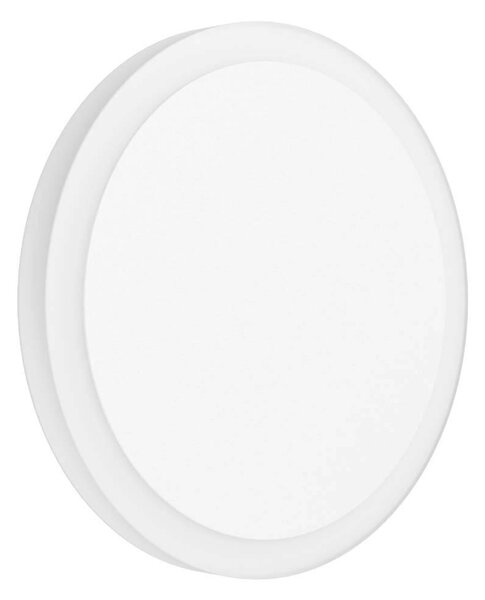 Plafoniera LED MONGODIO 1 plastica bianca H:3,5 Ø:14cm 3000K