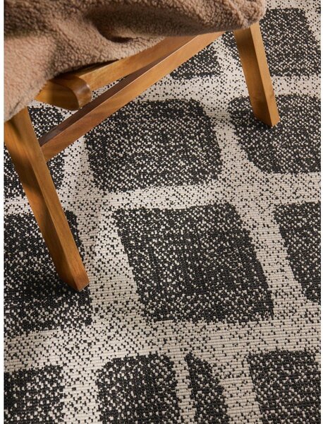 Tappeto da interno/esterno nero/color crema 200x300 cm Haringey Ruskin – Ted Baker