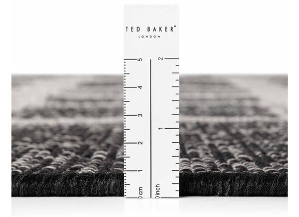 Tappeto da interno/esterno nero/color crema 200x300 cm Haringey Ruskin – Ted Baker