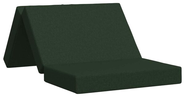 Divano Letto Pieghevole 80 x 67 x 45 cm Verde Scuro