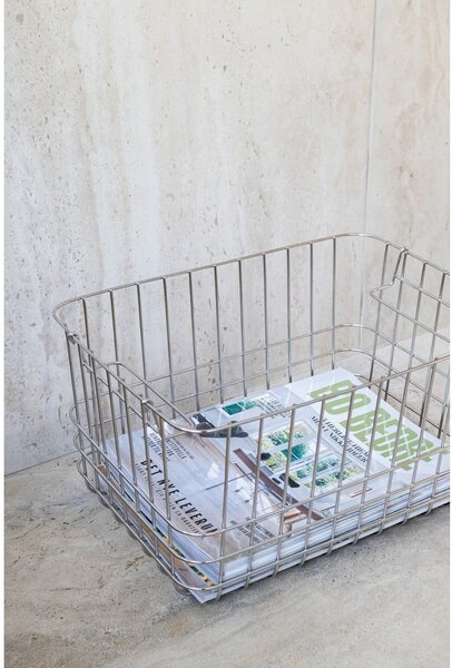 Cesto con filo metallico in metallo 37x26x20 cm Store It – Mette Ditmer Denmark