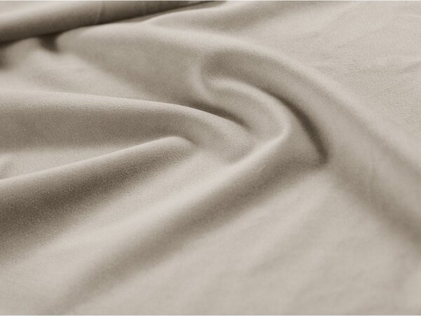Divano beige allungabile/con contenitore con rivestimento in velluto 222 cm Bali – Cosmopolitan Design