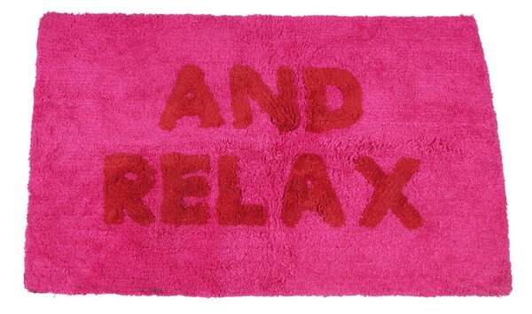 Tappetino per il bagno rosa 50x80 cm And Relax – Rex London