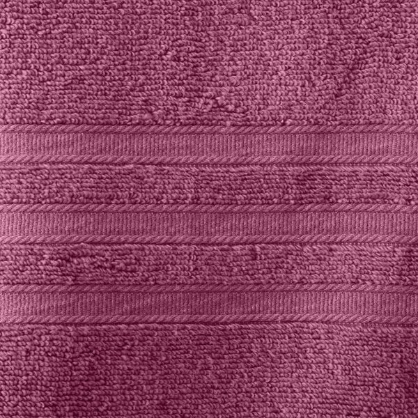 Set di asciugamani per viso e corpo tipo terry rosa scuro in cotone 6 pz Zero Twist – Catherine Lansfield