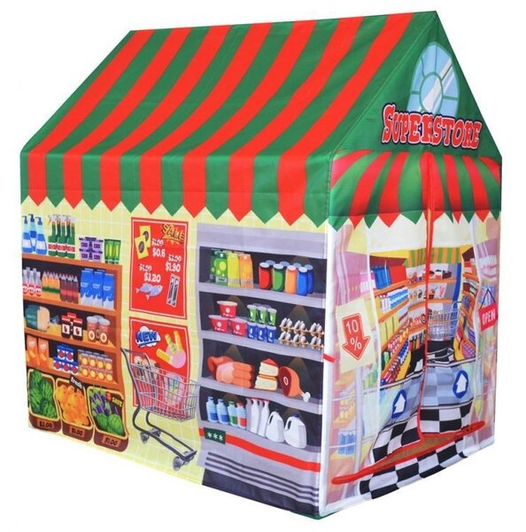 Tenda da gioco con design da supermercato