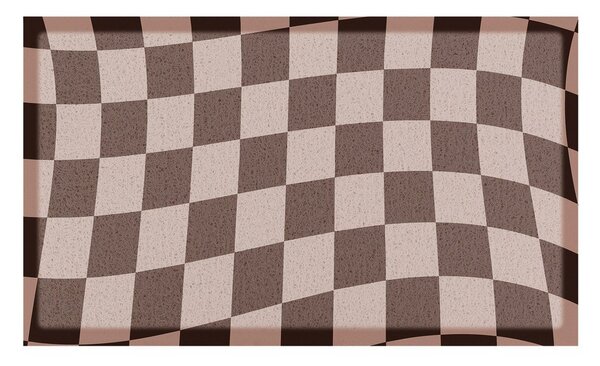 Zerbino in plastica riciclata 40x70 cm Checkerboard – Artsy Doormats
