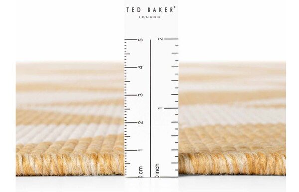 Passatoia da interno ed esterno giallo ocra/color crema 80x200 cm Haringey Terrick – Ted Baker