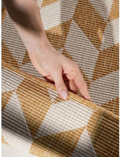Passatoia da interno ed esterno giallo ocra/color crema 80x200 cm Haringey Terrick – Ted Baker