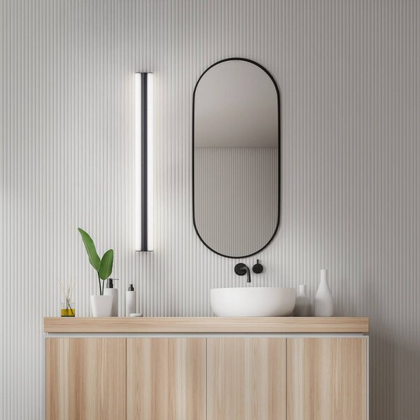 Helestra Applique da parete LOOM, Nero, Bagno, Metallo, Applique