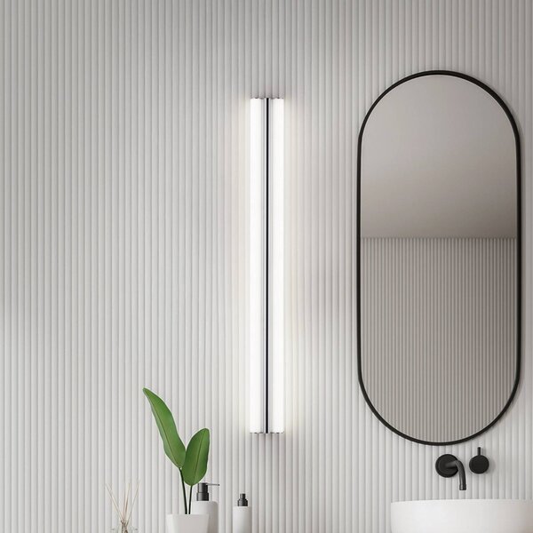 Helestra Applique da parete LOOM, Cromo / Argento, Bagno, Metallo, Applique