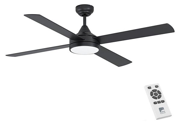 Eglo 35085 - Ventilatore da soffitto LED dimmerabile TRINIDAD LED/20W/230V + TC nero