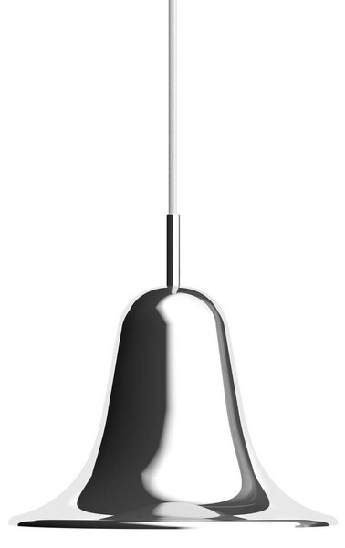 Verpan Lampada a sospensione Pantop, dimmerabile, Cromo / Argento, Soggiorno / Sala da pranzo, Metallo, Design, Lampada a sospensione