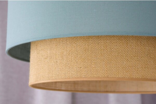Duolla - Lampadario a sospensione con filo BOHO 1xE27/15W/230V diametro 45 cm verde/marrone