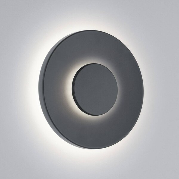 Helestra Applique da esterni a LED BUD 44, Alluminio / Grigio / Zincato, Alluminio, Moderno, Applique LED da esterni