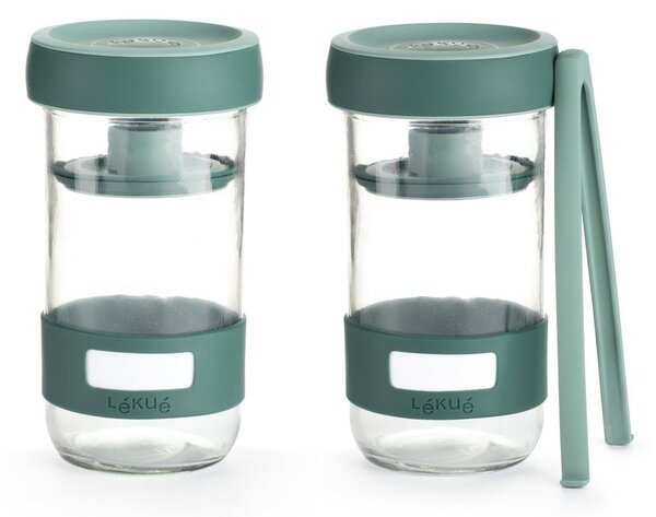 Vaso da fermentazione in vetro 2 pz 700 ml Pickles – Lékué